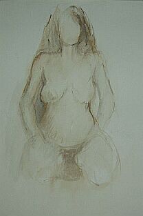 Nude - drawing