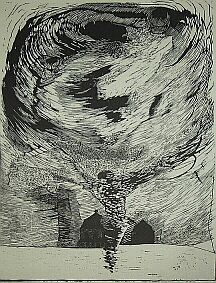 Linocut - Dance/ Linoryt