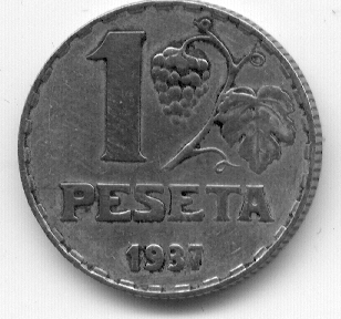 1 Peseta. II Rep�blica.