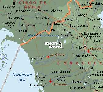 Rodolfo R. Esquivel 
en Camaguey, Cuba.