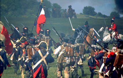 La Batalla de Waterloo
en la que particip� al lado
de Lord Wellington