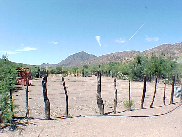 a corral near the house