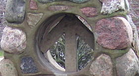 Bruce Trail logo, from the cairn at the southern terminus