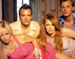 Alcazar - QX Magazine June '03 ...L to R: Tess, Andreas, Annikafiore, & Magnus 
