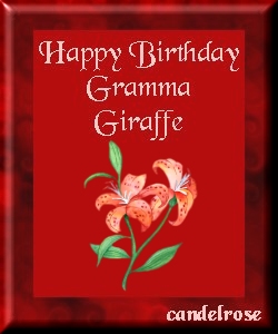 Happy Birthday From Candelrose!