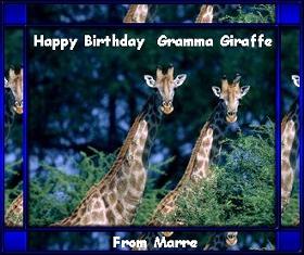Happy Birthday From Marre