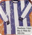 The 1903 blue and white striped away shirt