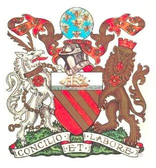 The original badge- the Manchester coat of arms