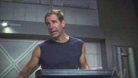 I see your point T'Pol. Exercise is better with two people. But why do you want me to take off my clothes?
