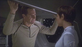 So, what do you say? You, me, a bottle of chateau Picard, and a sail on Lake George... Oops, wrong captain and first officer.