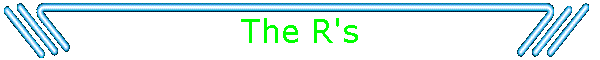 The R's
