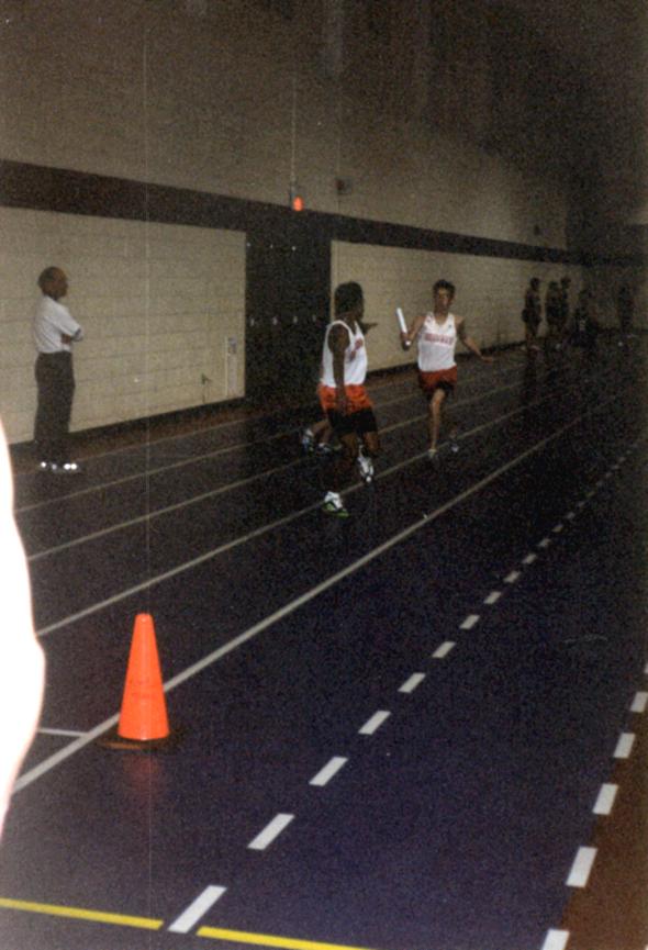 Mike Rafaelle in the 1600m