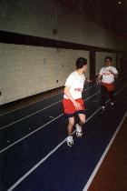 Colin Walker in Boys Long Jump