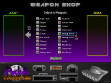 Pocket Tanks-Weapons Screen