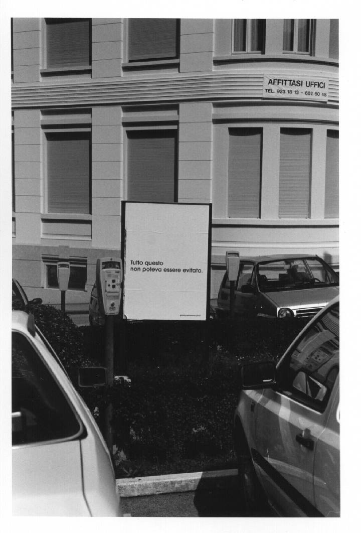 pixel, affissione pubblica, stazione ffs, chiasso, svizzera, spazi pubblicitari, dal 18 al 30 maggio 1998