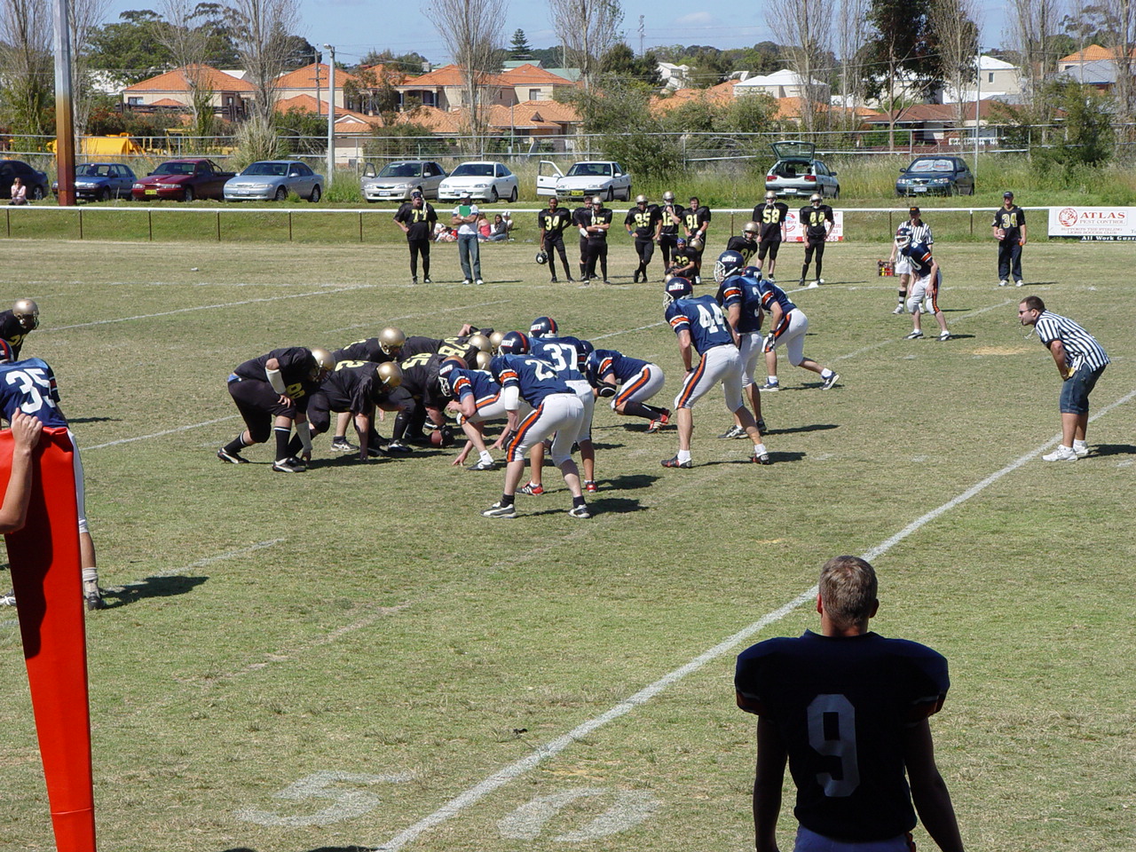 The defensive set