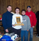 Team with trophy