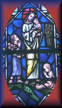 Jesus 
blesses the children