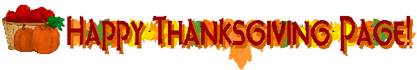 Happy Thanksgiving 
Page