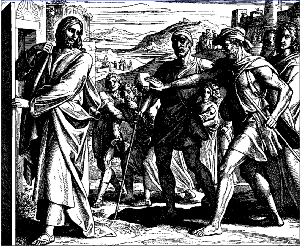 Jesus 
heals the blind and the lame