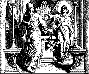 Gabriel 
tells Zacharias about John