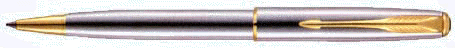 Ballpoint Parker Sonnet 408.523.99 SteelGoldplated.jpg (8621 bytes)