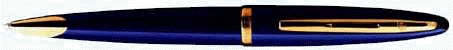Ballpoint Waterman Carene 21101 Abyss Blue lacquer.jpg (8804 bytes)