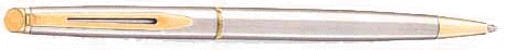 Ballpoint Waterman Hemisphere 22010 SteelGoldplated.jpg (7686 bytes)