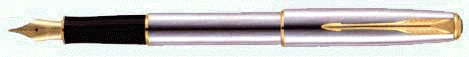 pen08Fountain Pen Parker Sonnet 408.521.99 SteelGoldplated.jpg (8235 bytes)