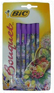 pen20Ball Pens Bic Bouquet blue ink 6 pc.jpg (20607 bytes)