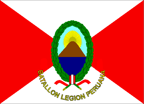 Bandera de la Legin Peruana de la Guardia