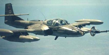 Avi�n cazabombardero ligero Cessna A-37B "Dragonfly" Subs�nico de la FAP