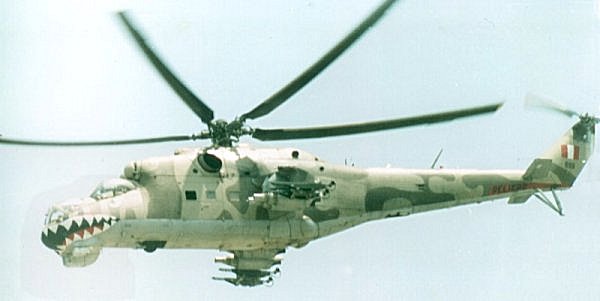 Helic�ptero de ataque Mi-25 Hind D