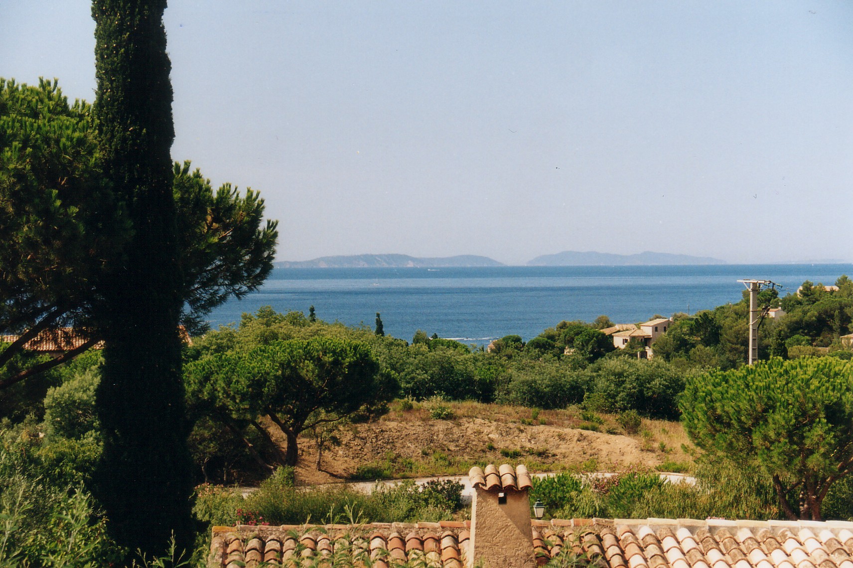 la vue sur la mer et les �les d'Or