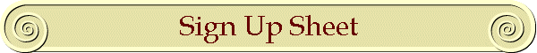 Sign Up Sheet