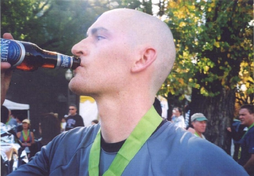 My wife gave me the Sammy Adams, I am not posing, just drinking!