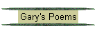 Poems by Gary