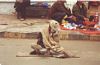Buddhist town - Buddhagaya, a street begger...