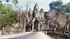 One of the stunning gates to the Angkor Wat complex..