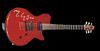 OK, that's my beautiful red electric guitar signed by Mark Knopfler! I won it in a competition in 1996 during Mark's visit to Prague where he held two concerts (I've seen both of them).