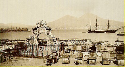 Veduta di Napoli ai primi del novecento