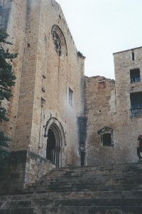 Facciata della Isglesia de Sant Domenech