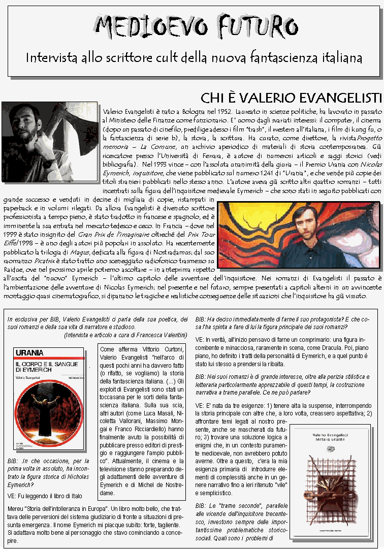 Medioevo Futuro di Francesca Valentini