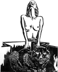 gatti - linoleum 40x30