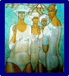 with friends at Ardenza - oil on canvas 70x80