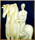 derby at Ardenza - oil on canvas