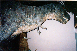 MegaMunch the mechanical dinosaur at the Royal Saskatchewan Museum, Regina.