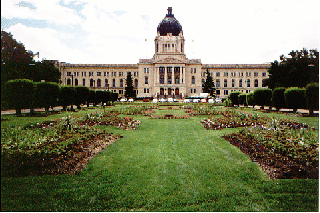 The Saskatchewan Legislative Building in Regina, Saskatchewan