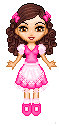 An Alice in Wonderland pic.  She looks more like a younger Stephanie Kerley than me though.