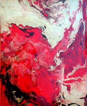 This is my favorite abstract work.Feel free to e-mail me about what you might find in it.Over 17 years and people still find interesting new ways to view it!